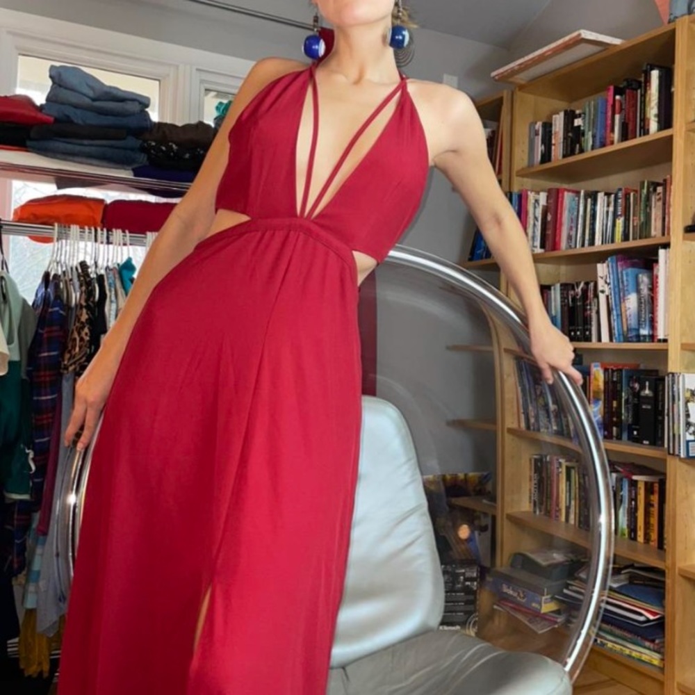 Missguided Strappy Maxi Dress